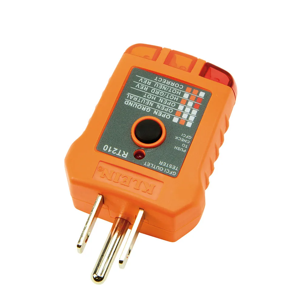 Klein Tools NCVT5KIT Electrical Tester Kit with Dual-Range Non Contact Voltage Tester with Laser Pointer and GFCI Receptacle Tester