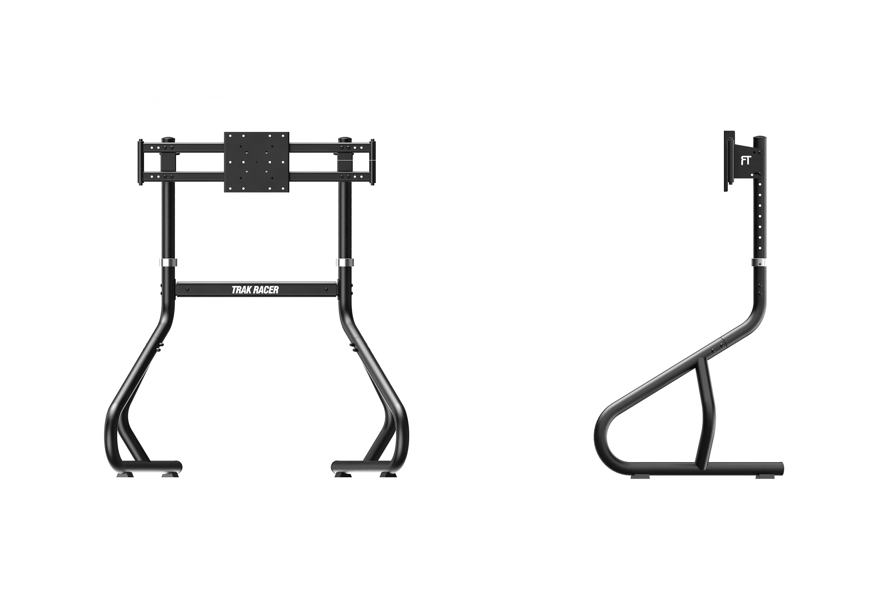 Large Freestanding Single Monitor Stand