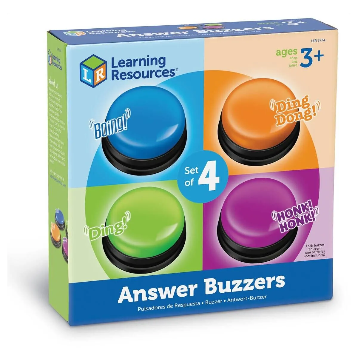 Learning Resources Answer Buzzers Set of 4