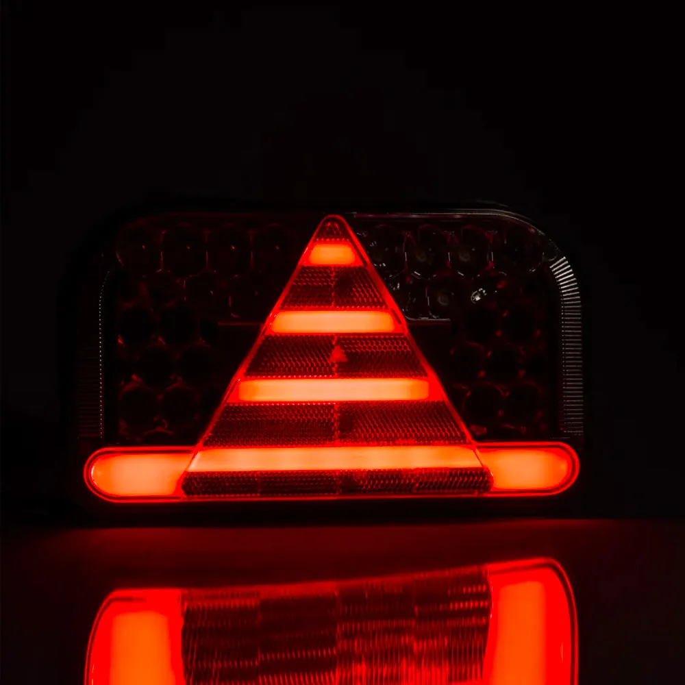 LED Trailer Lamp with Stop, Tail, Indicator, Fog, Reverse & Reflector