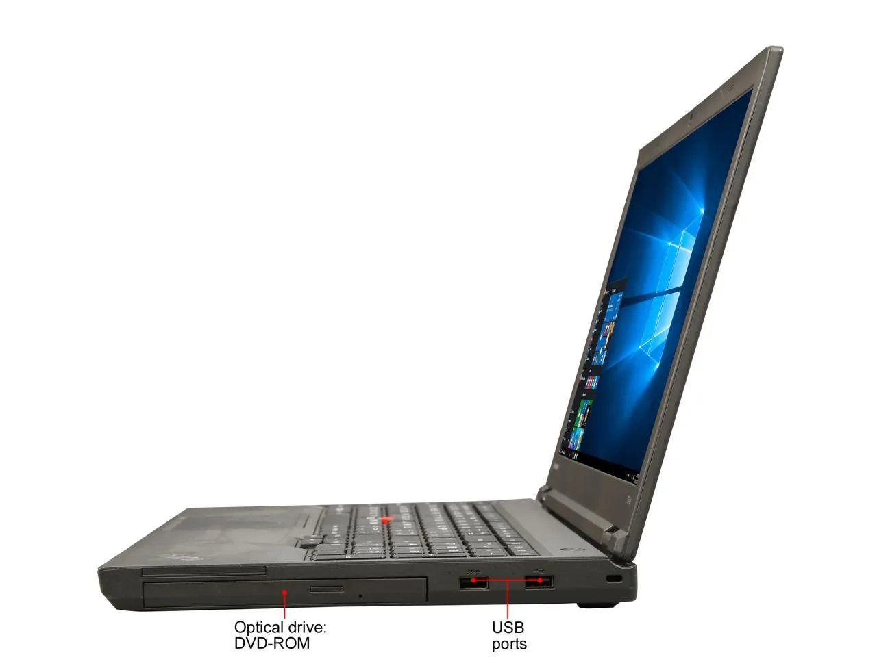Lenovo ThinkPad T540p Workstation | 15.6" FHD (1080p), Intel Core i7-4600M @ 2.90GHz (4th Gen) 16GB RAM, 256GB SSD, Full Size Key   Num, Cam, DisplayPort | Win 10 Pro, Grade A (Certified Refurbished) - 1 Year Warranty