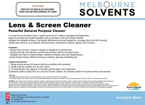 Lens & Screen Cleaner
