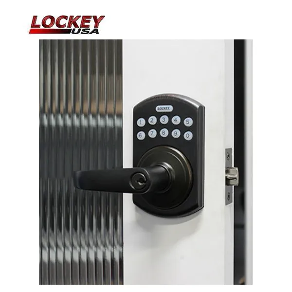 Lockey - E995 - Electronic Keypad Lever Set w/ Remote Control