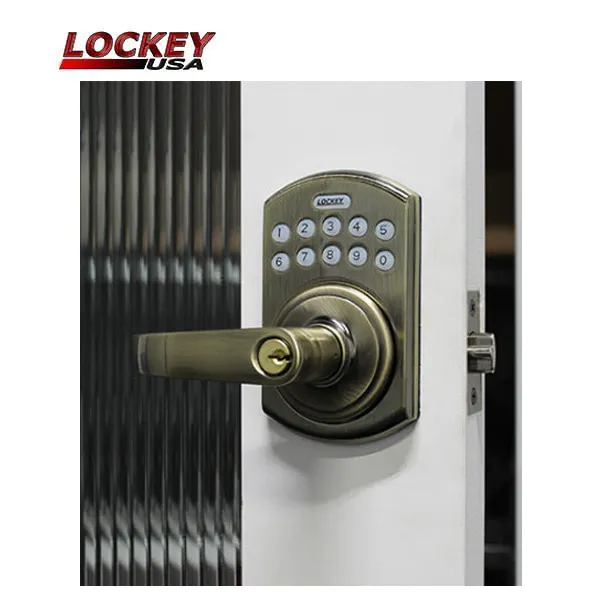 Lockey - E995 - Electronic Keypad Lever Set w/ Remote Control