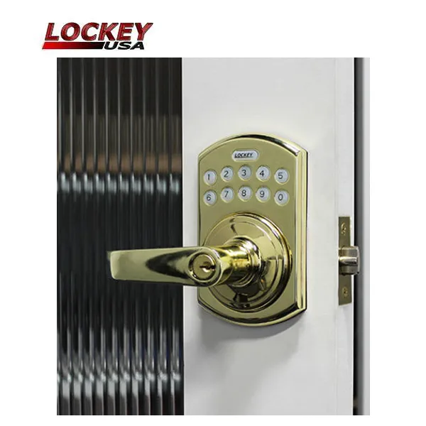Lockey - E995 - Electronic Keypad Lever Set w/ Remote Control