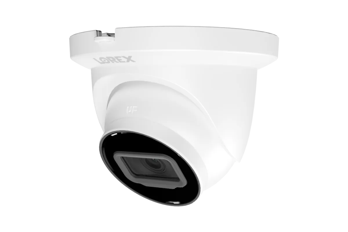 Lorex Fusion NVR with A4 4MP (2K) IP Turret Cameras - 4K 16-Channel (8 Wired   8 Wi-Fi Fusion) 2TB Wired System