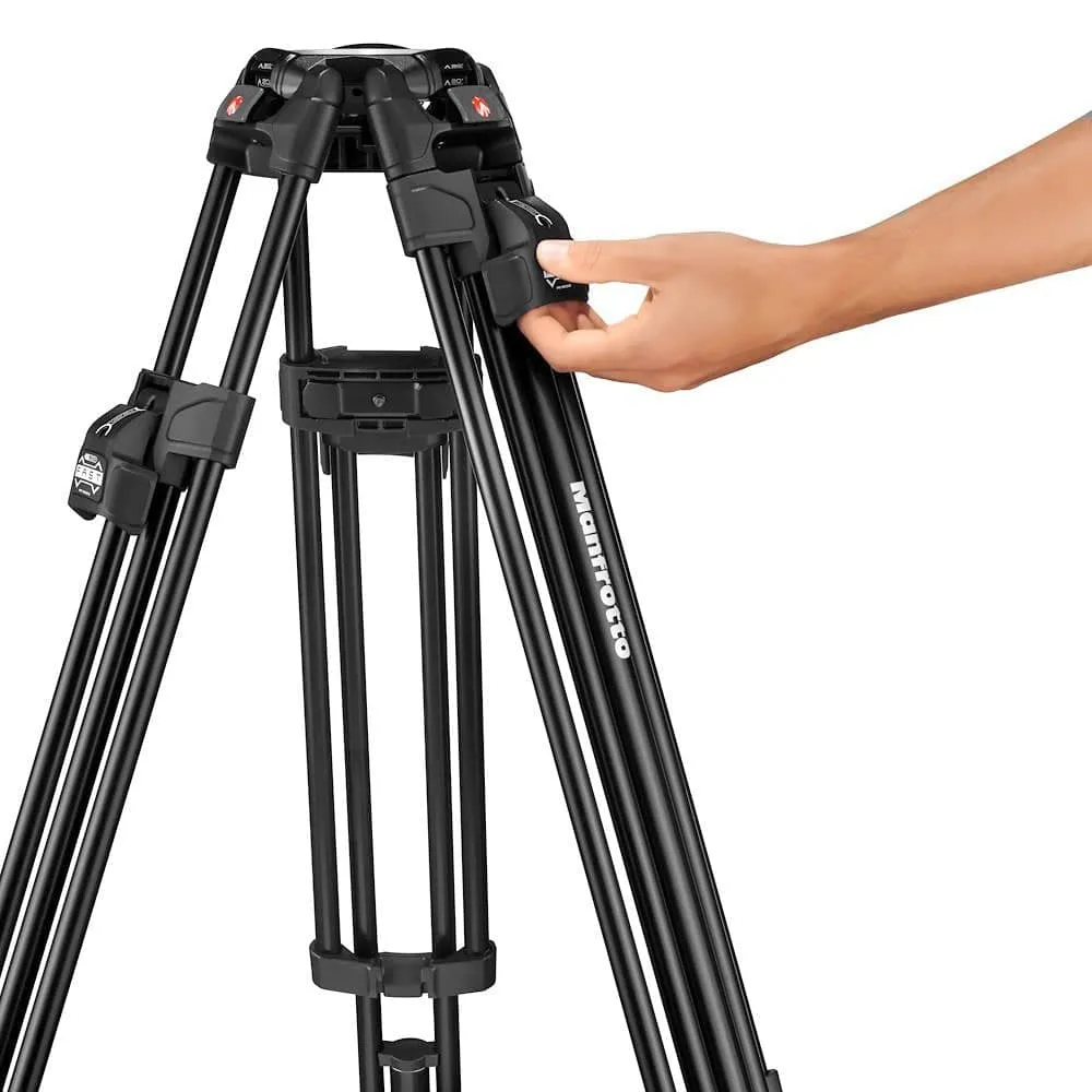 Manfrotto Kit Video Aluminium Fast Twin and 608 Tripod