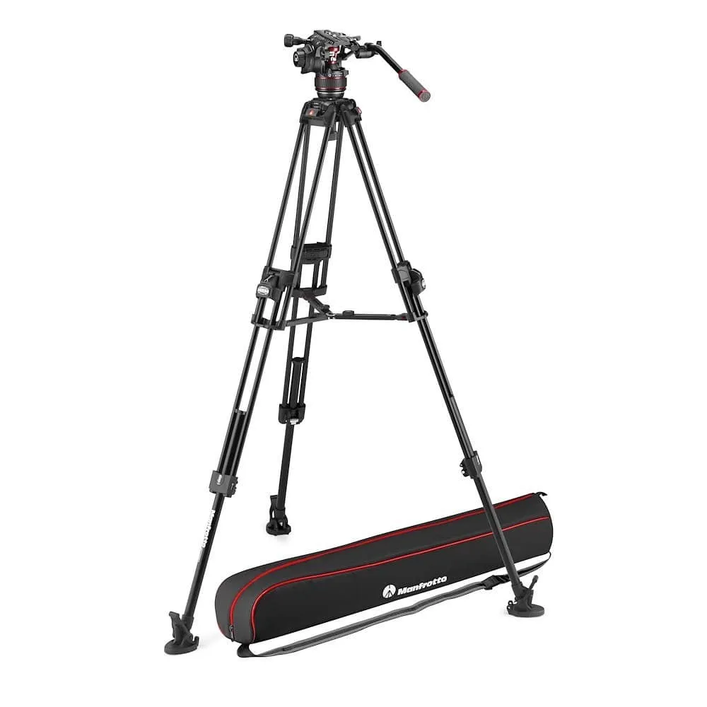 Manfrotto Kit Video Aluminium Fast Twin and 608 Tripod