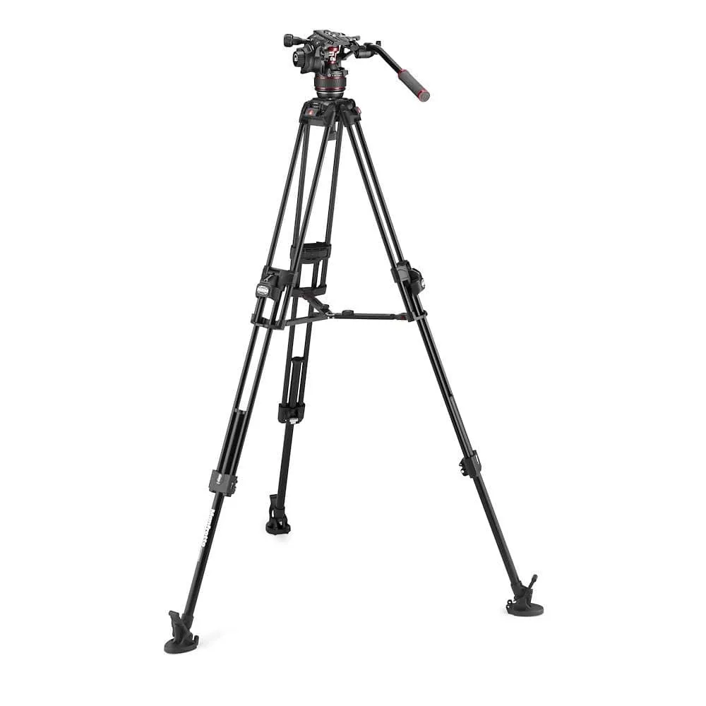 Manfrotto Kit Video Aluminium Fast Twin and 608 Tripod