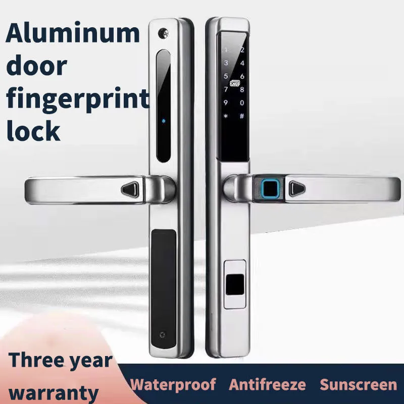 MARS | Sliding Door Smart Lock Fingerprint Keyless Entry Door  Lock Passcode Tuya App IP65 Waterproof Door Lock