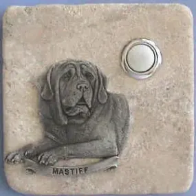 Mastiff Dog Breed Stone Doorbell