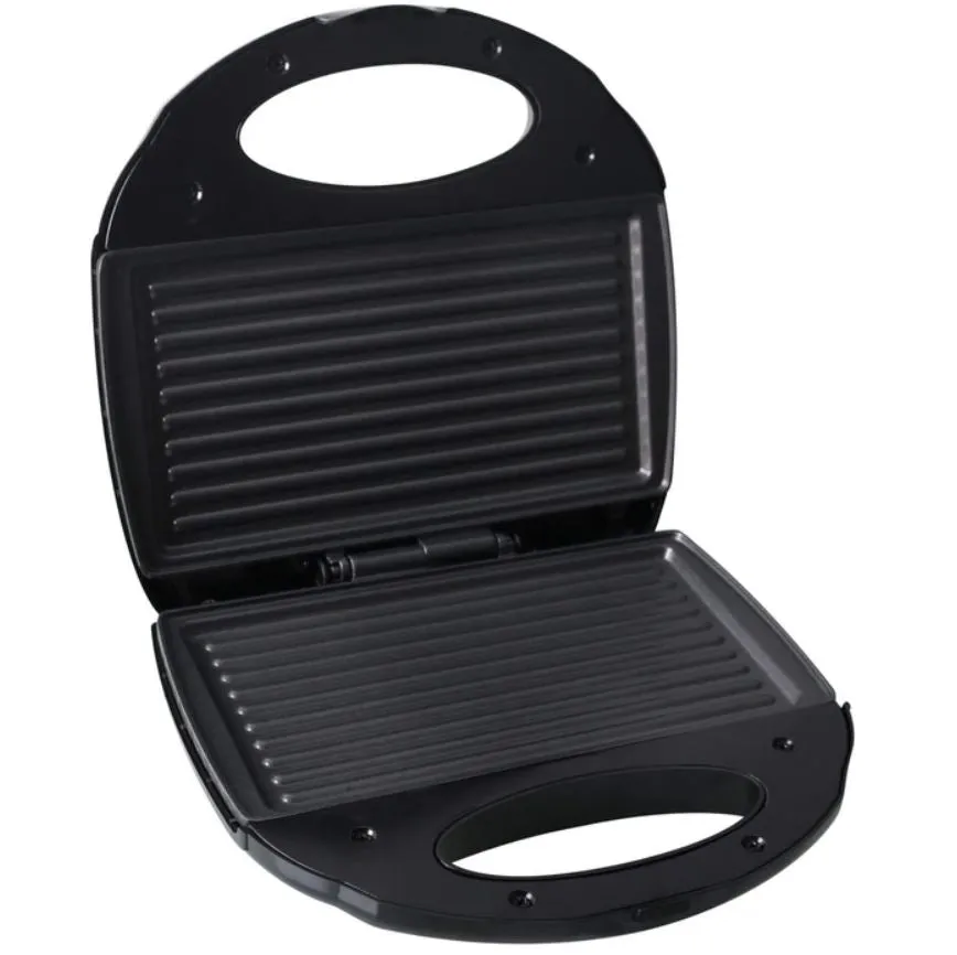 mellerware sandwich maker 2 slice plastic black plate 750w "mercury"
