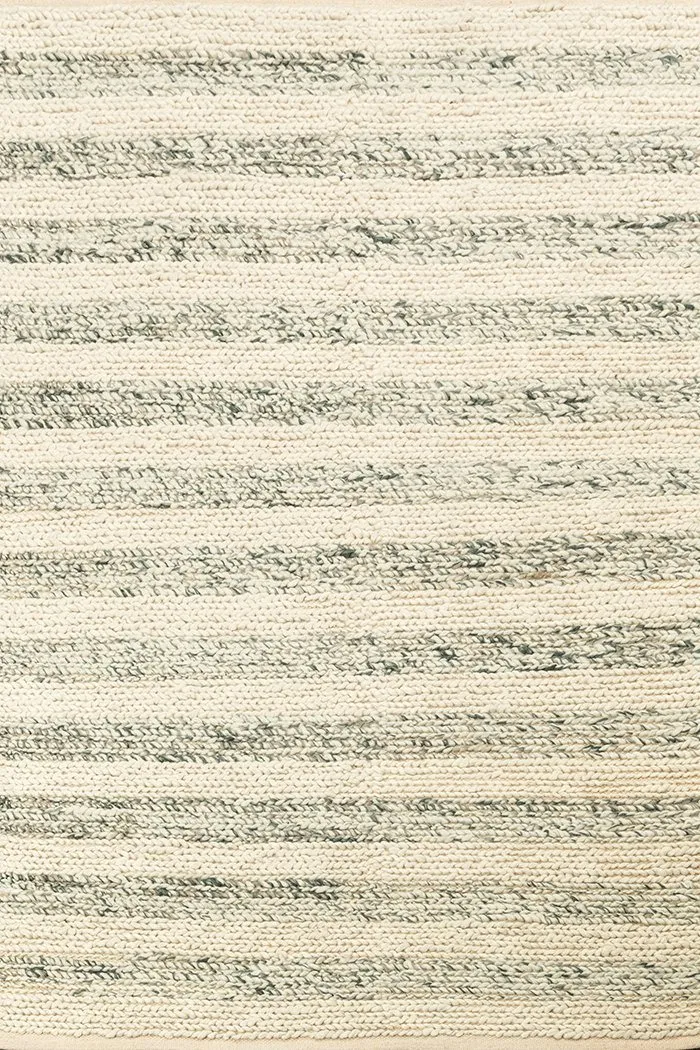 Milo Bleach White Shuttle Weave Durrie With Hamming