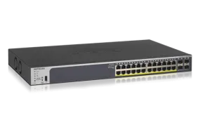 Netgear GS728TPV2 Switch, 24-Port 190W Gigabit POE  Ethernet Smart Managed Pro, with 4 SFP Ports