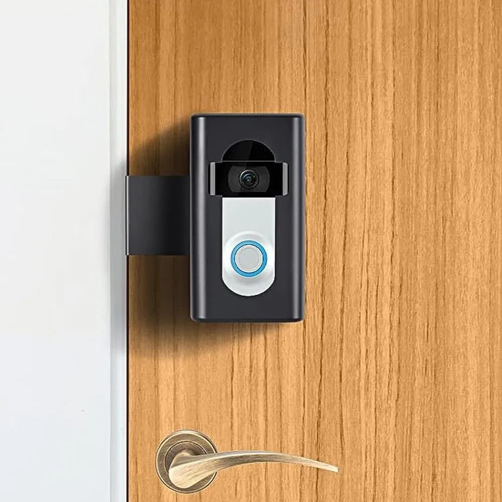 No-Drill Ring Video Doorbell Mount Anti-Theft Wireless Doorbell Camera Holder Doorbell Bracket for Home Apartment Office