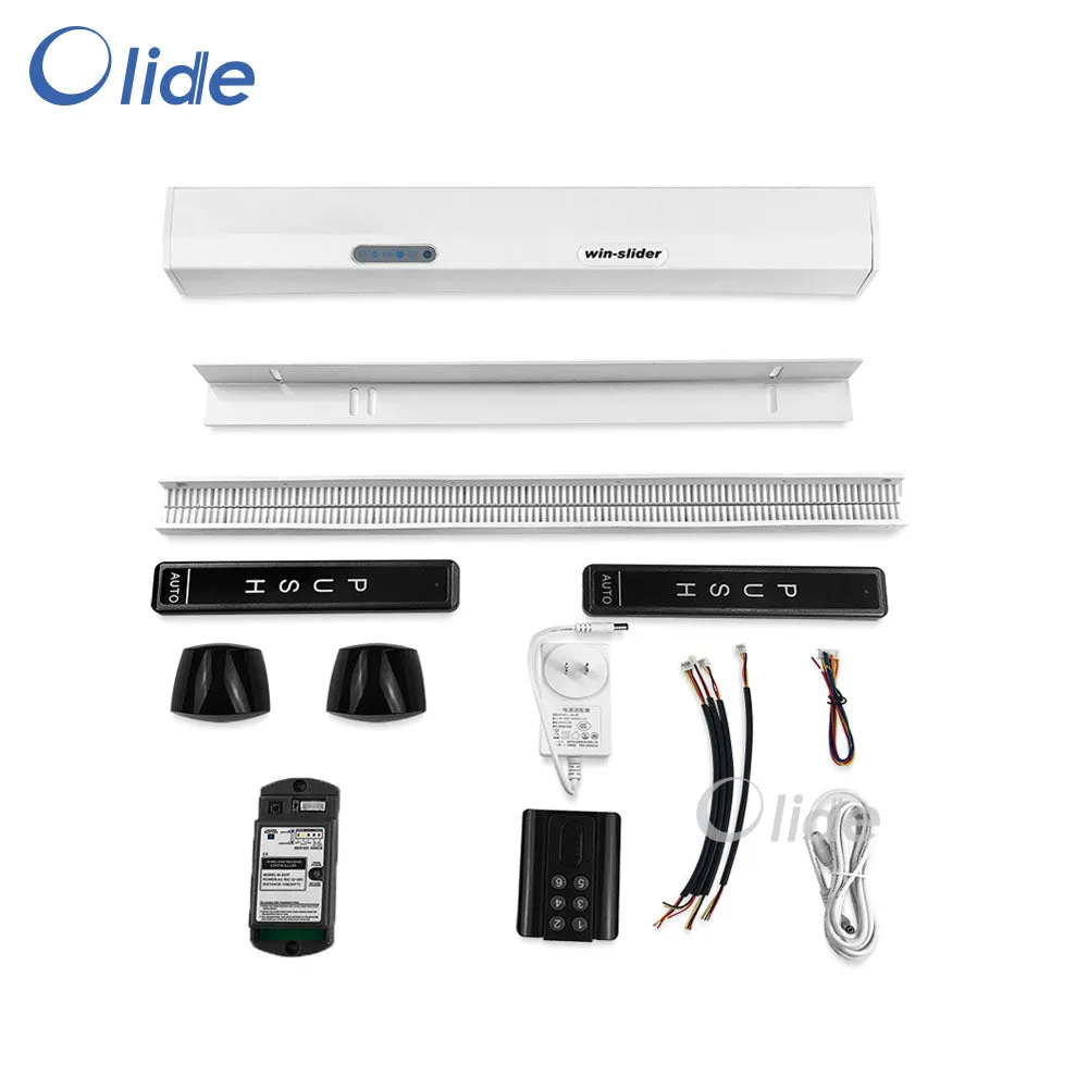 Olide Home Automatic Sliding Door Operator For Pet, Residential Patio Door Opener with Wireless Infrared Sensors