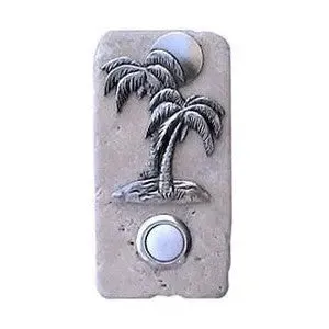 Palm Trees Stone Doorbell