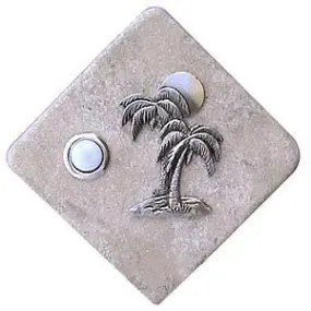 Palm Trees Stone Doorbell