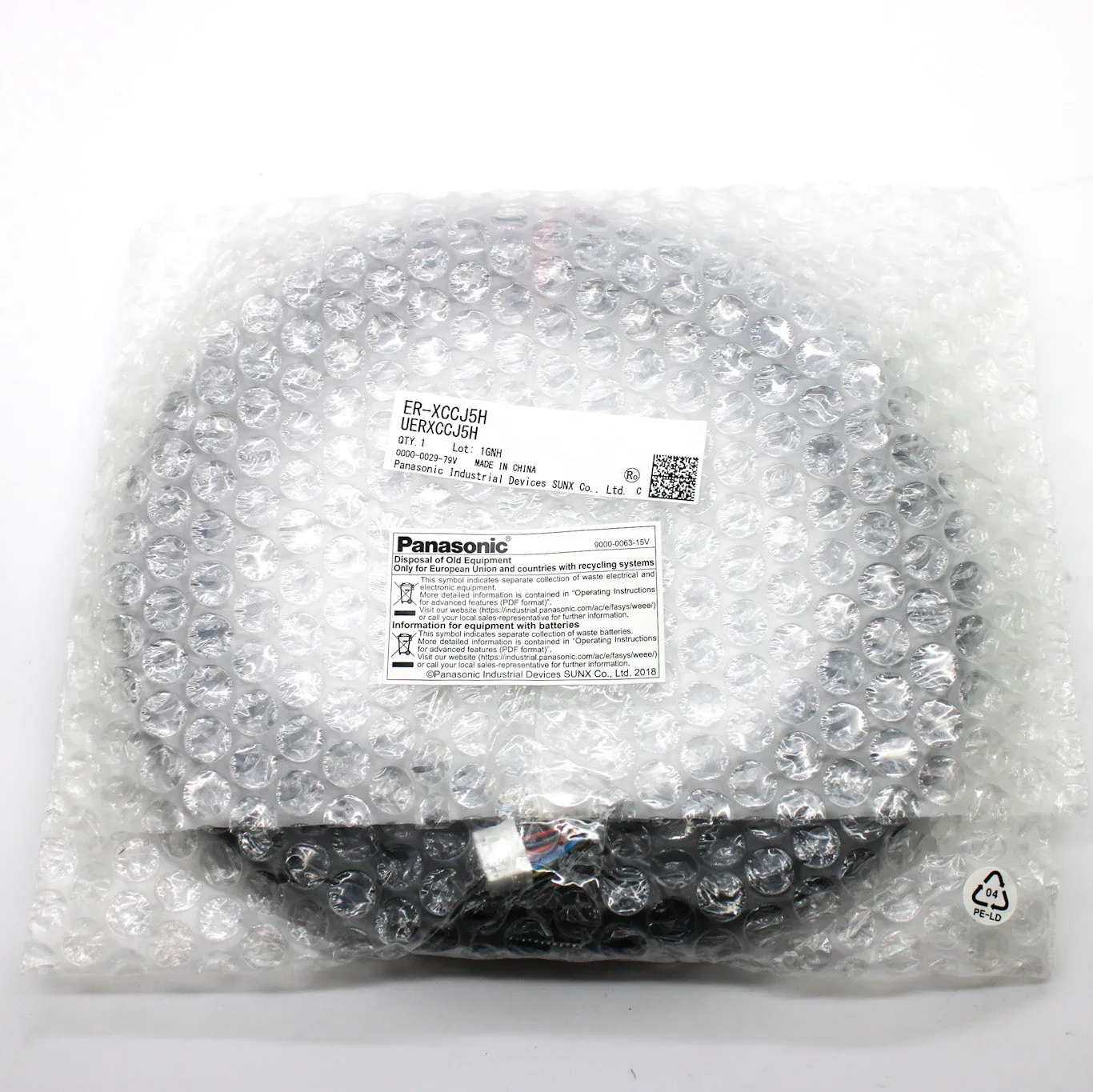 Panasonic 5m Sensor Head Connecting Cable for ER-X Series UERXCCJ5H ER-XCCJ5H