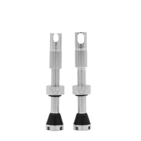 Peaty's x Chris King Tubeless MK2 Valves 42mm Silver