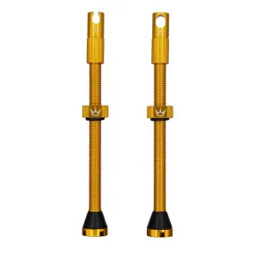 Peaty's x Chris King Tubeless MK2 Valves 80mm Gold