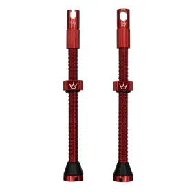 Peaty's x Chris King Tubeless MK2 Valves 80mm Red
