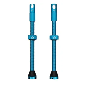 Peaty's x Chris King Tubeless MK2 Valves 80mm Turquoise