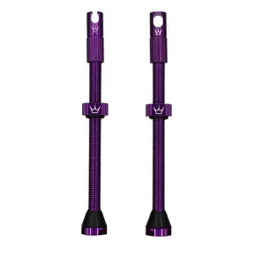 Peaty's x Chris King Tubeless MK2 Valves 80mm Violet