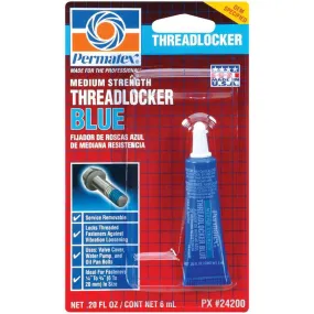 Permatex® Medium Strength Threadlocker - Blue - 6 ml Tube