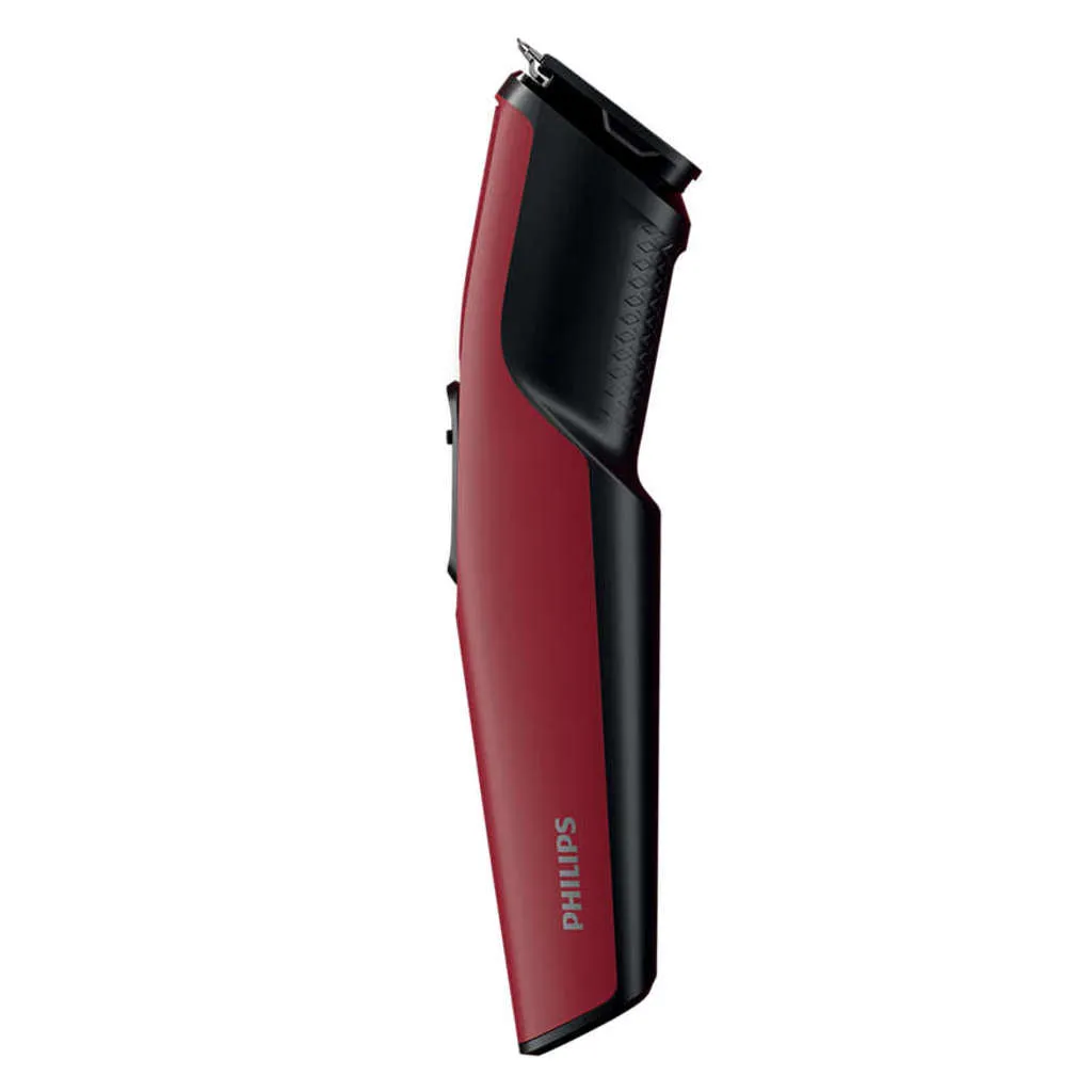 Philips Skin-Friendly Cordless Beard Trimmer With USB Charging Red BT1235/15