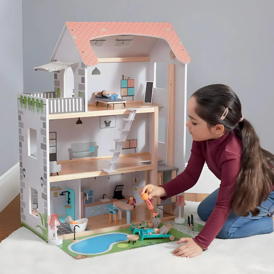Playtive Wooden Dolls House 3 Years  