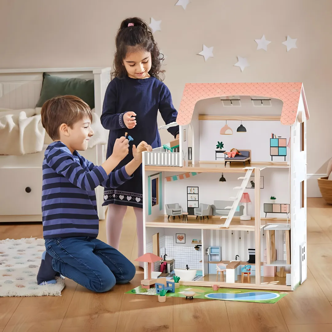 Playtive Wooden Dolls House 3 Years  