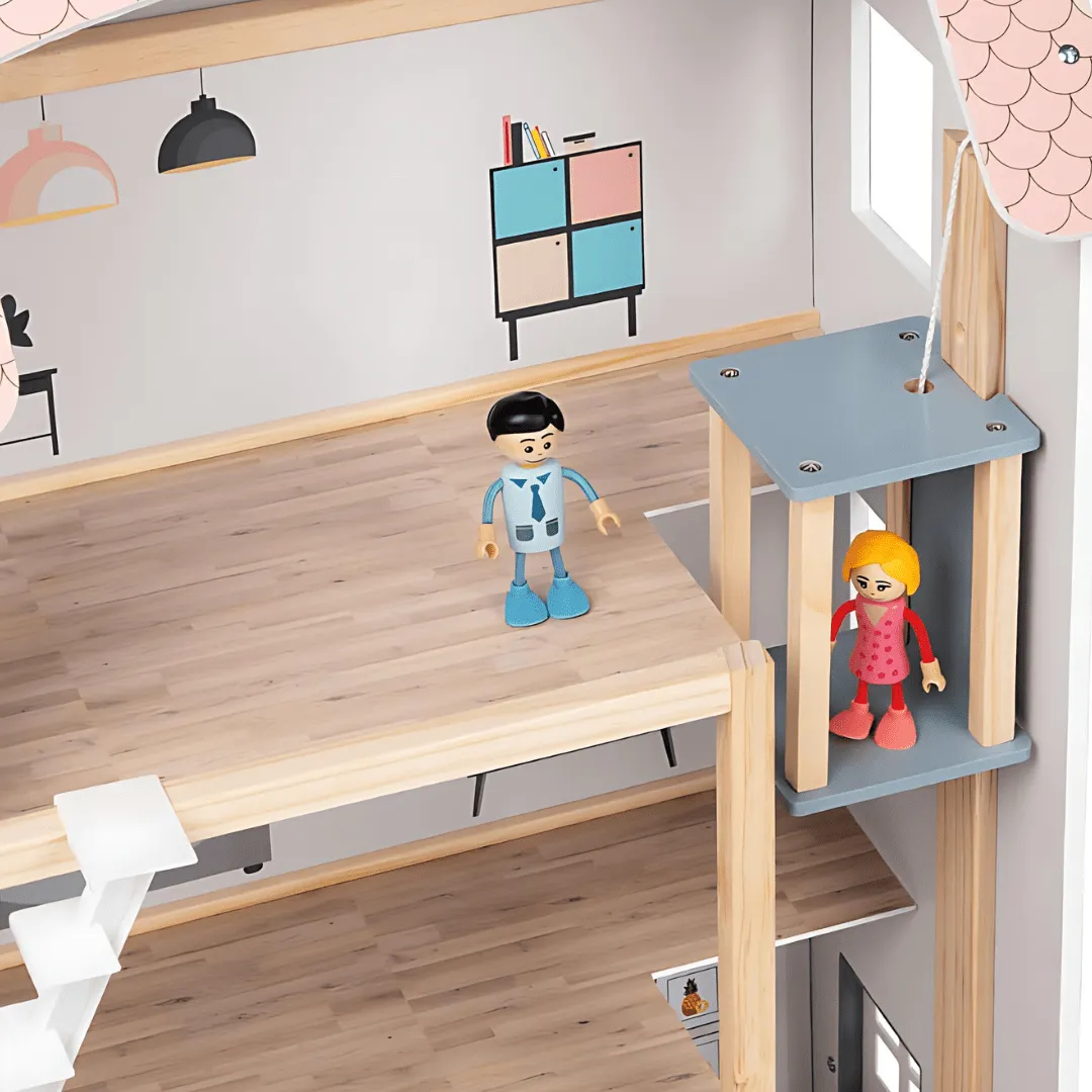 Playtive Wooden Dolls House 3 Years  