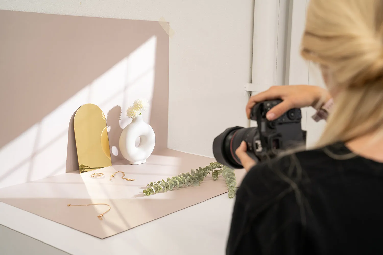 ProBoards Flat Lay Photography Rigid Beige Brown Backdrop - Bare Necessities (60cm x 60cm) (DEMO STOCK)