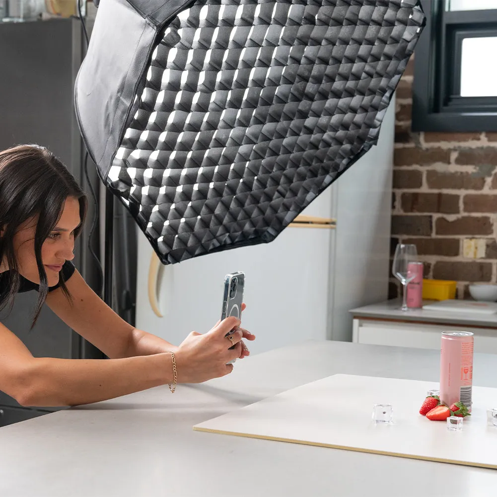 ProBoards Flat Lay Photography Rigid Beige Brown Backdrop - Bare Necessities (60cm x 60cm) (DEMO STOCK)