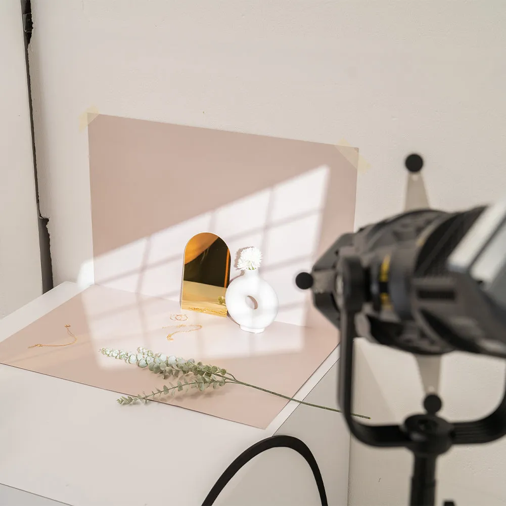 ProBoards Flat Lay Photography Rigid Beige Brown Backdrop - Bare Necessities (60cm x 60cm) (DEMO STOCK)