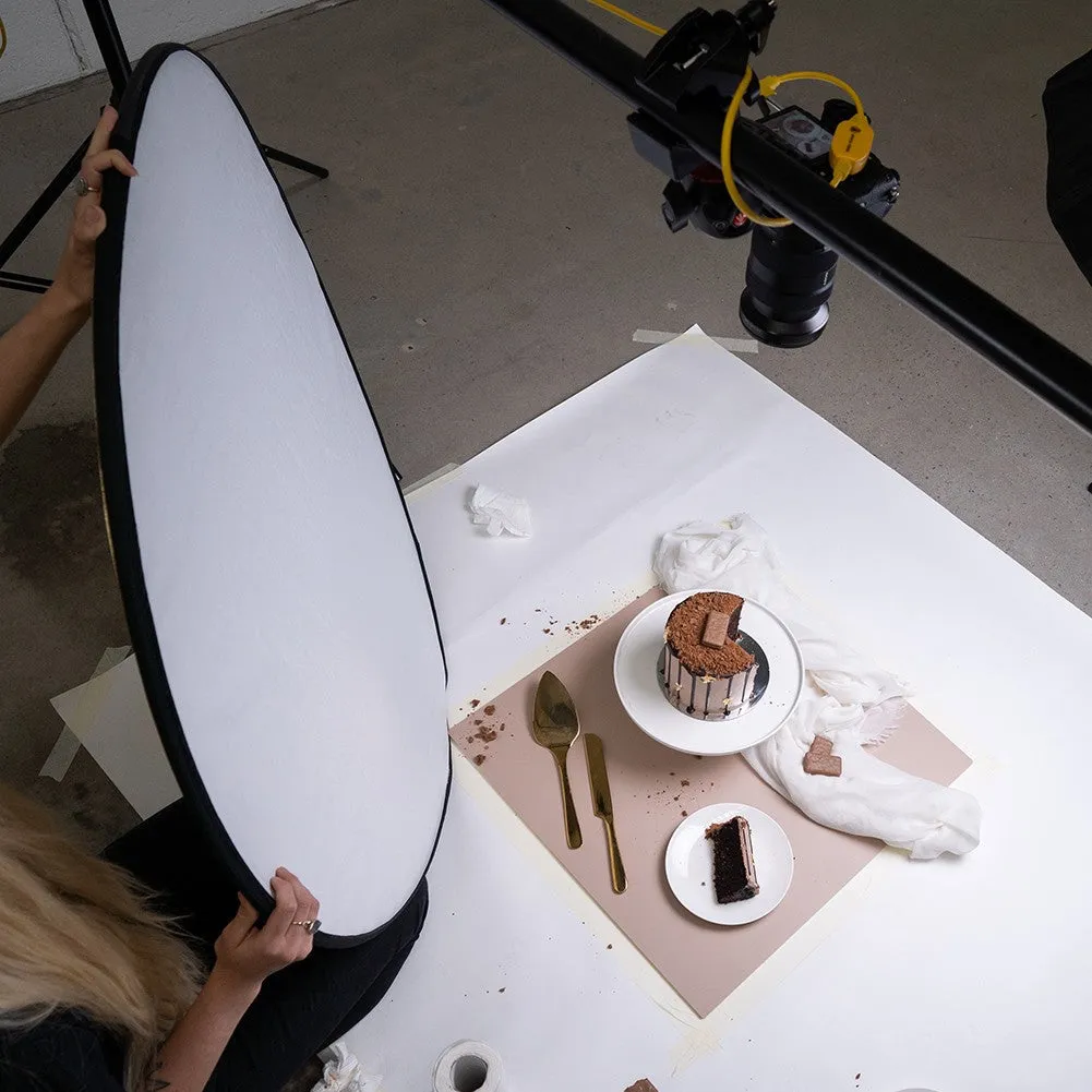 ProBoards Flat Lay Photography Rigid Beige Brown Backdrop - Bare Necessities (60cm x 60cm) (DEMO STOCK)