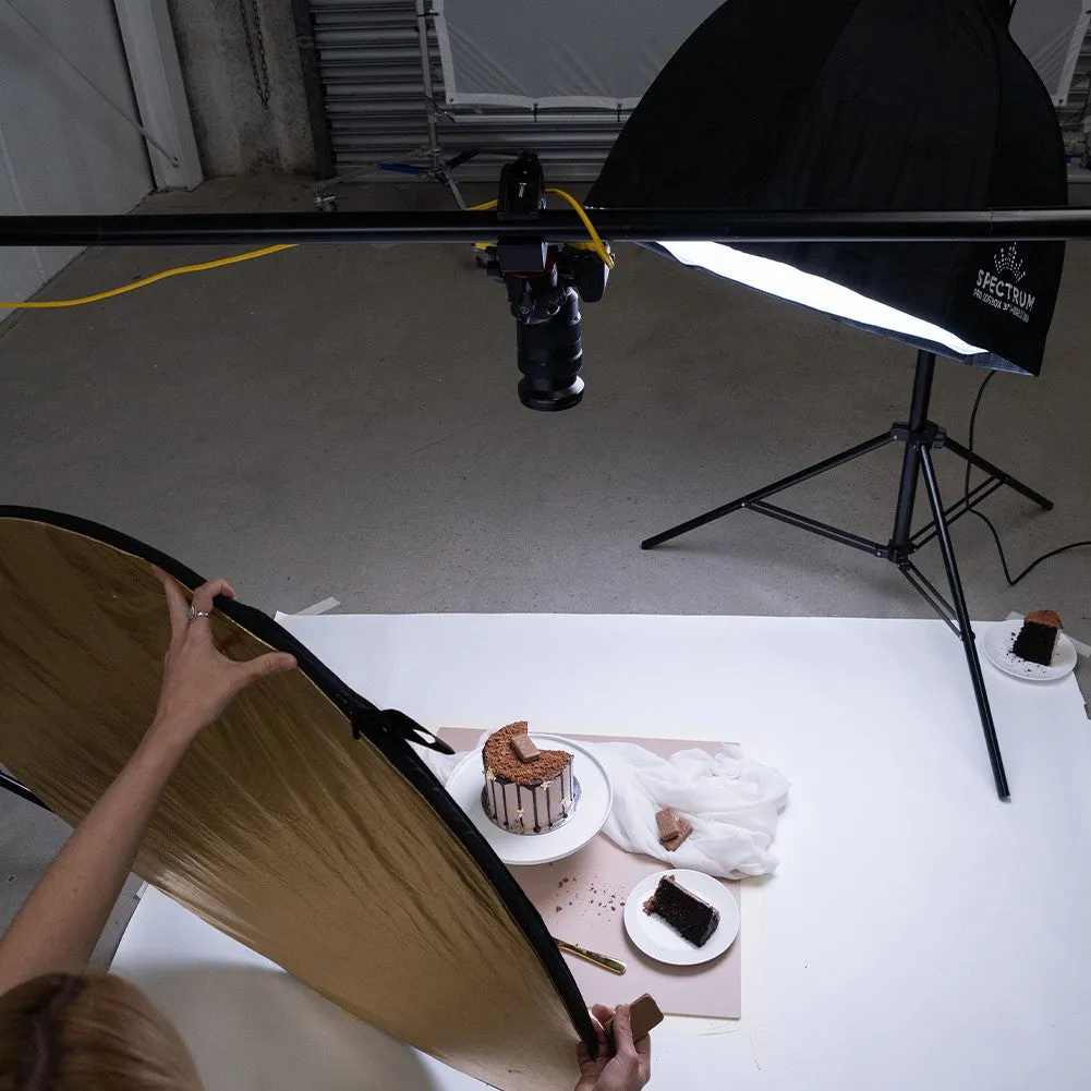 ProBoards Flat Lay Photography Rigid Beige Brown Backdrop - Bare Necessities (60cm x 60cm) (DEMO STOCK)