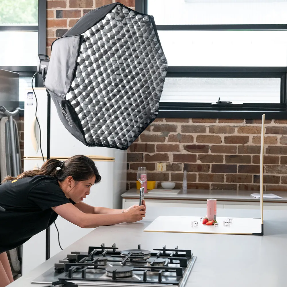 ProBoards Flat Lay Photography Rigid Beige Brown Backdrop - Bare Necessities (60cm x 60cm) (DEMO STOCK)