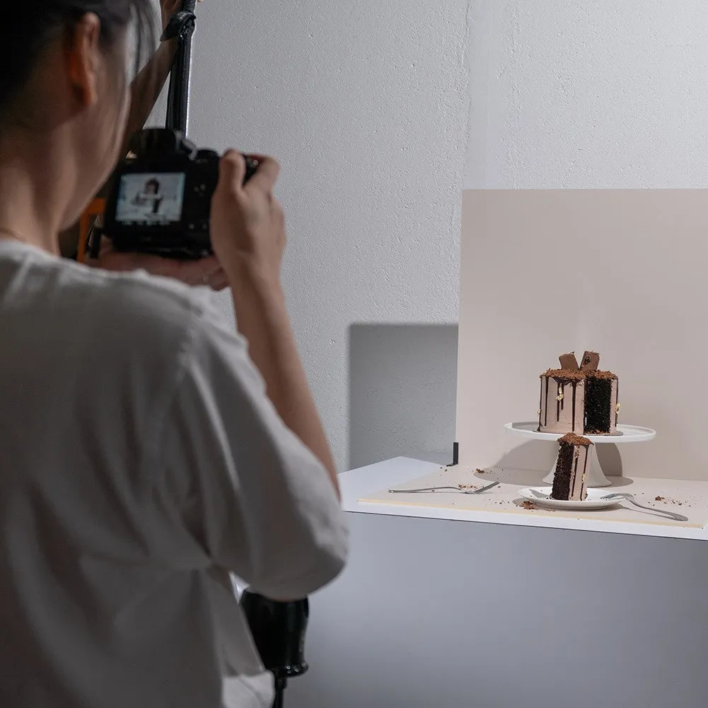 ProBoards Flat Lay Photography Rigid Beige Brown Backdrop - Bare Necessities (60cm x 60cm) (DEMO STOCK)