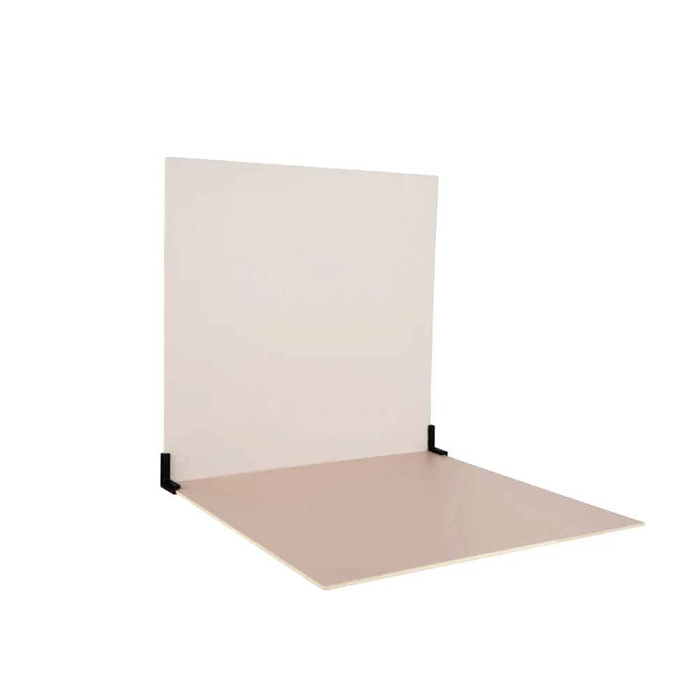 ProBoards Flat Lay Photography Rigid Beige Brown Backdrop - Bare Necessities (60cm x 60cm) (DEMO STOCK)
