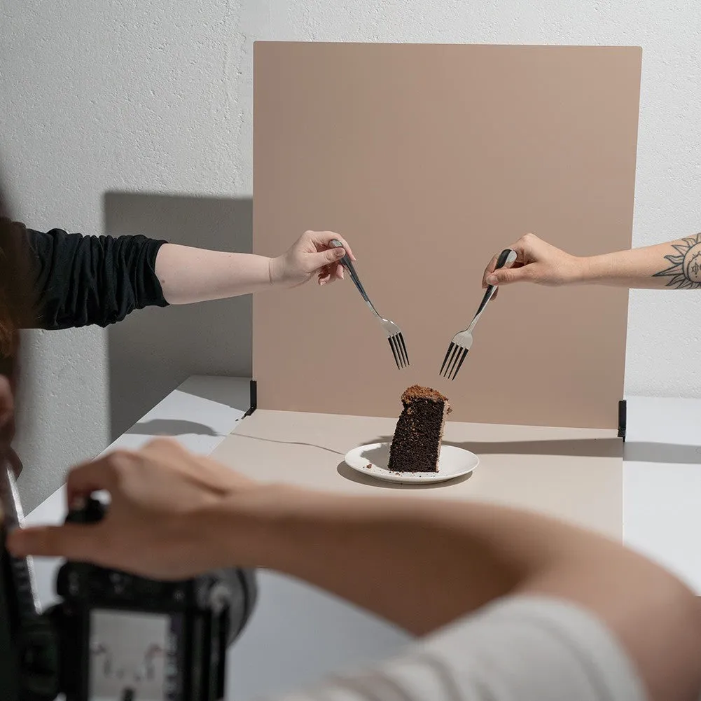 ProBoards Flat Lay Photography Rigid Beige Brown Backdrop - Bare Necessities (60cm x 60cm) (DEMO STOCK)