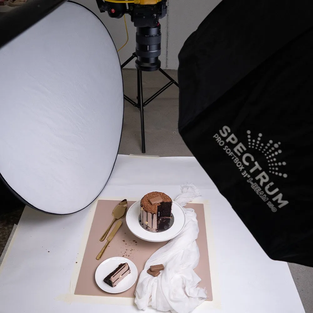 ProBoards Flat Lay Photography Rigid Beige Brown Backdrop - Bare Necessities (60cm x 60cm) (DEMO STOCK)