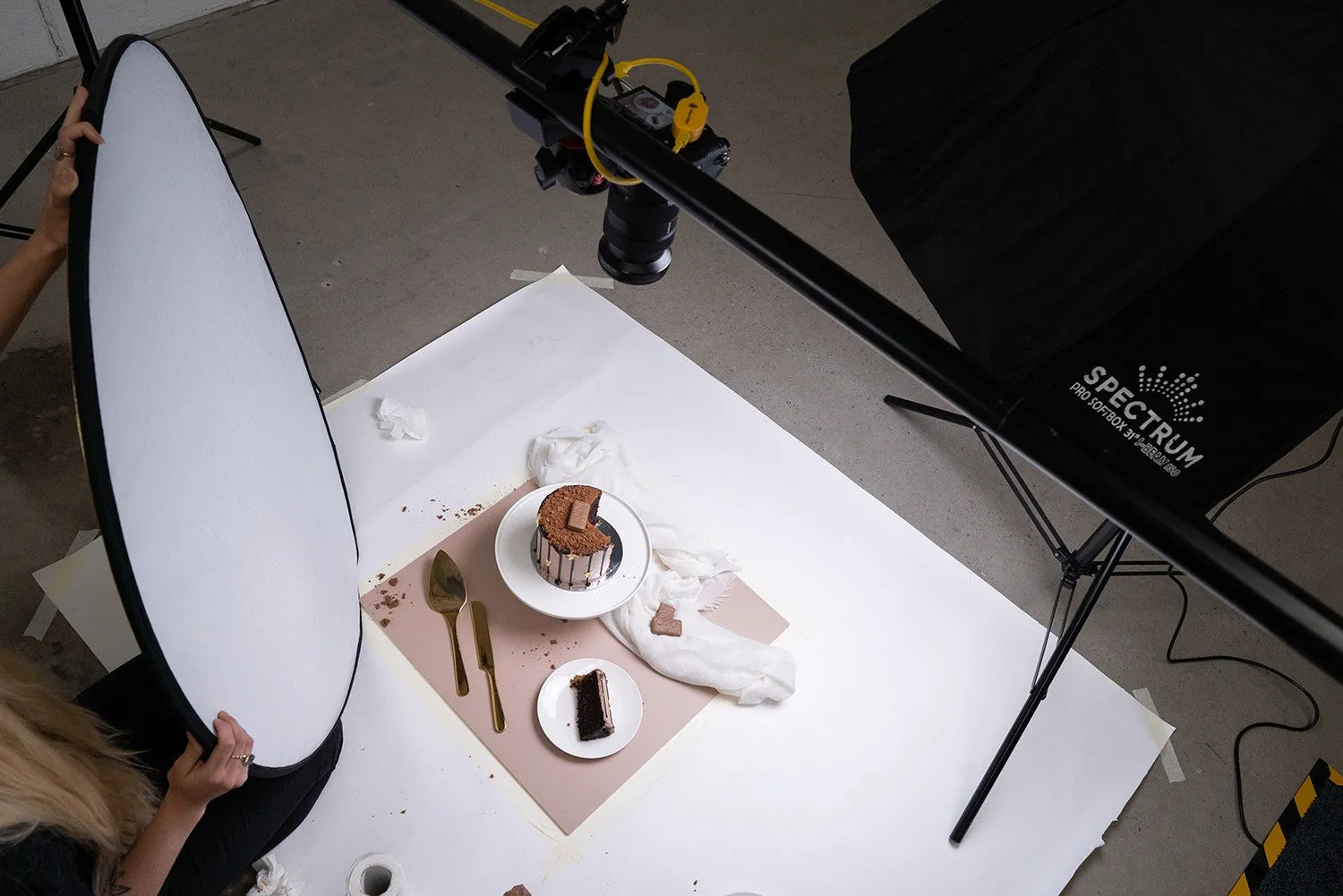 ProBoards Flat Lay Photography Rigid Beige Brown Backdrop - Bare Necessities (60cm x 60cm) (DEMO STOCK)