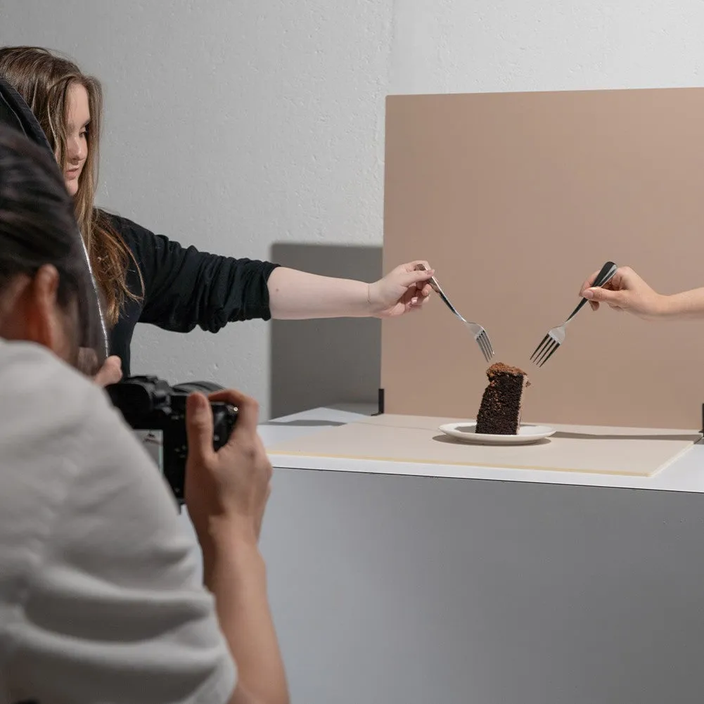 ProBoards Flat Lay Photography Rigid Beige Brown Backdrop - Bare Necessities (60cm x 60cm) (DEMO STOCK)