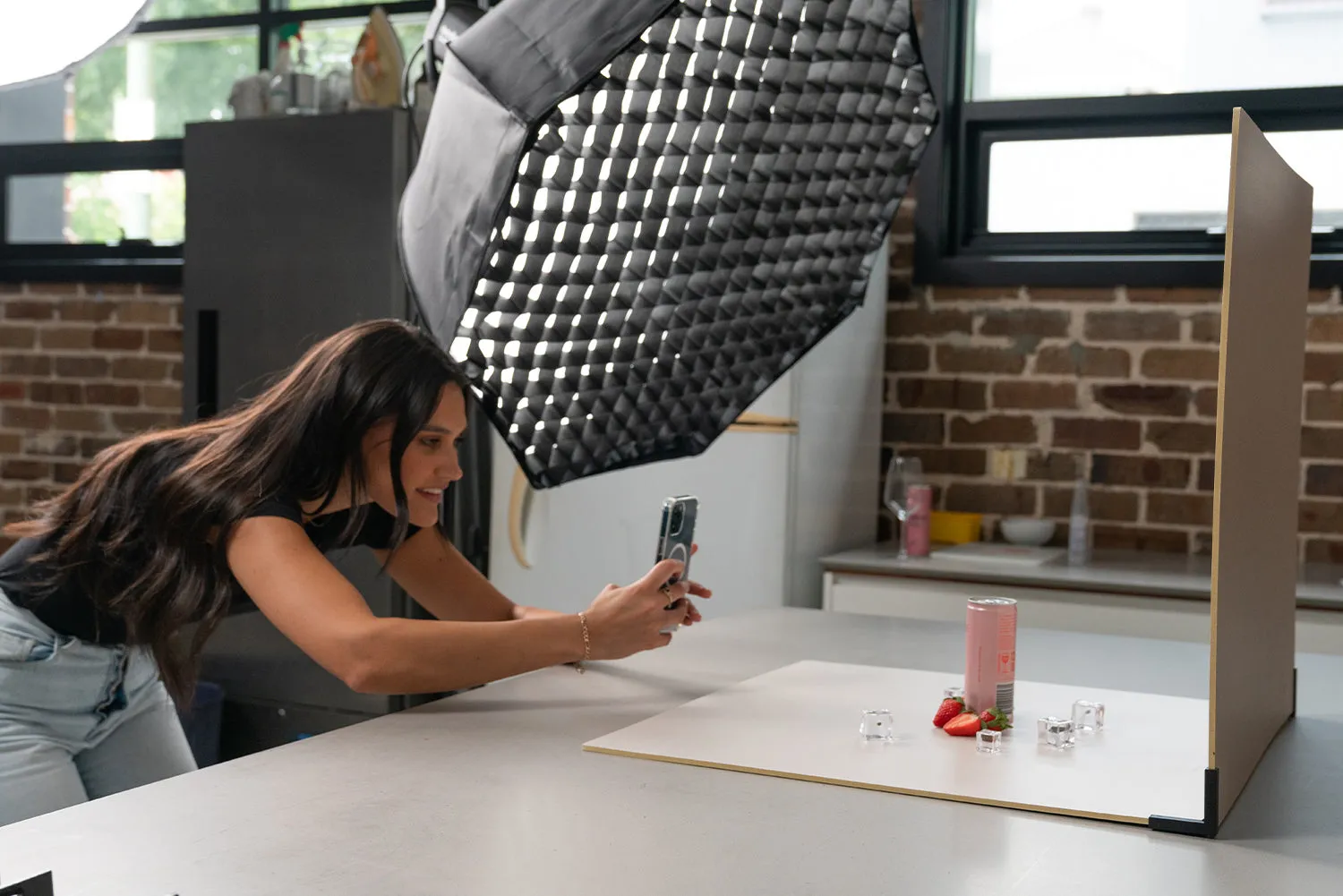 ProBoards Flat Lay Photography Rigid Beige Brown Backdrop - Bare Necessities (60cm x 60cm) (DEMO STOCK)