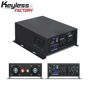RBP - 12VDC - 1500 Watt Pure Sine Wave Inverter - DC to AC - No USB Ports - w/ Remote Control