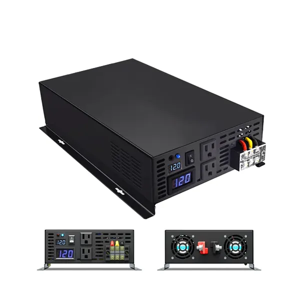 RBP - 12VDC - 2000 Watt Pure Sine Wave Inverter - Bi-Directional Inverter - DC to AC - No USB Ports - Optional Remote Control