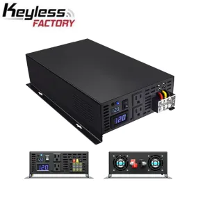 RBP - 12VDC - 3500 Watt Pure Sine Wave Inverter - Bi-Directional Inverter - DC to AC - No USB Ports - Optional Remote Control
