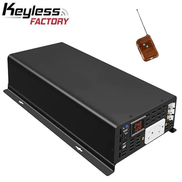 RBU5 - 12VDC - 5000 Watt Pure Sine Wave Inverter - Bi-Directional Inverter - DC to AC - Optional Remote Connectivity - USB Ports